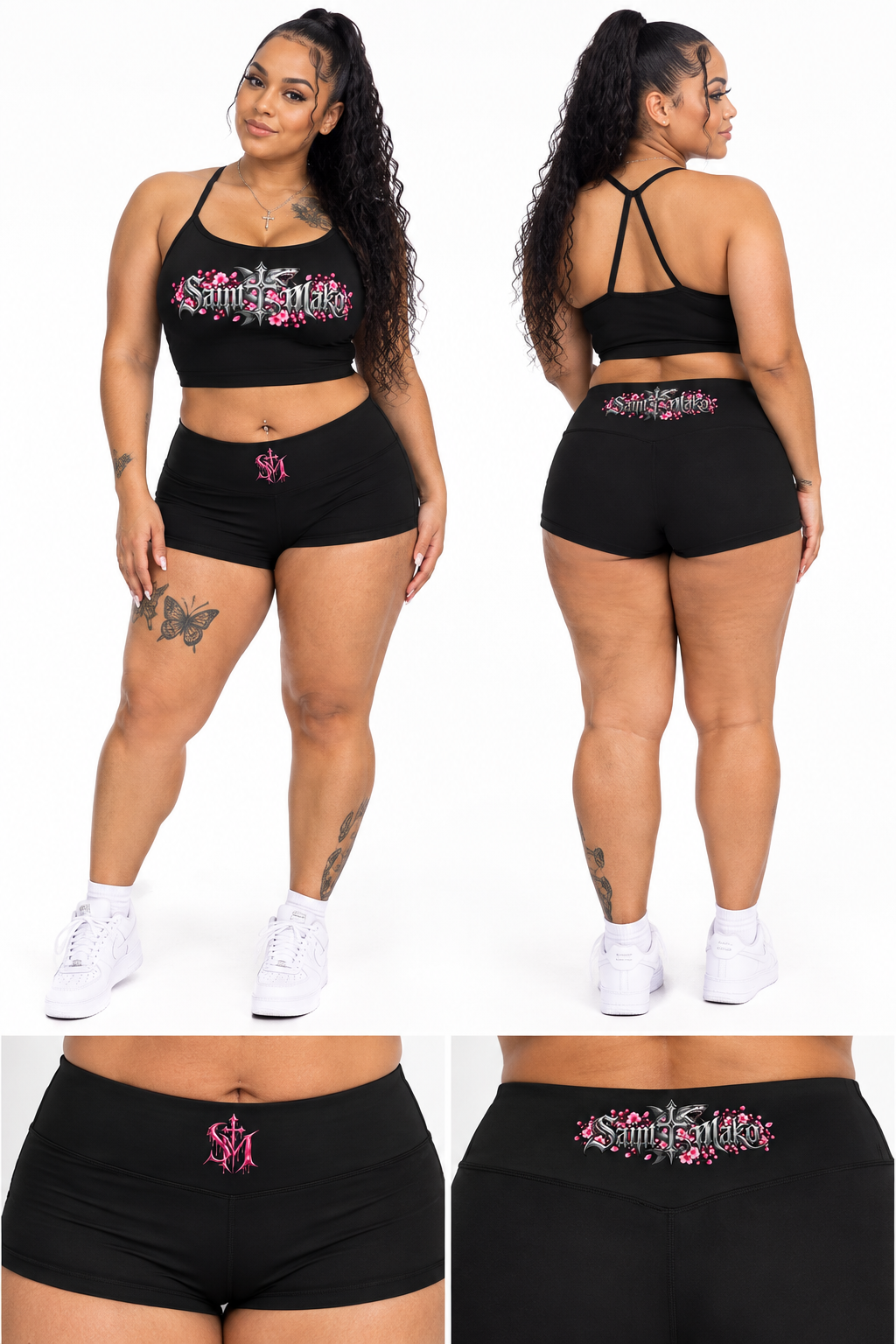 Saint Mako High Rise Yoga Shorts